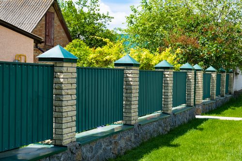 Metal Privacy Fence Installation in Anderson County, SC