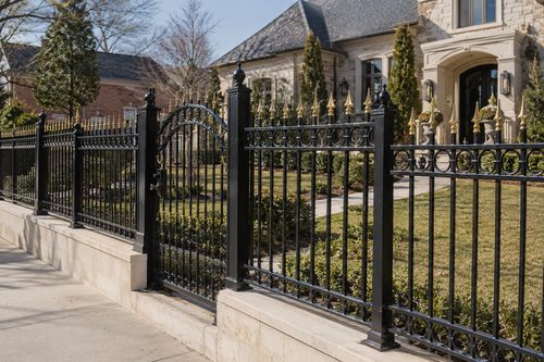 Aluminum Fence Installation in Anderson County, SC